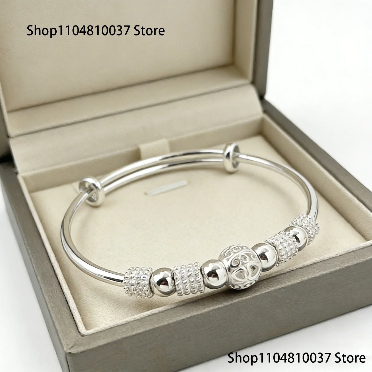 925 Sterling Silver Bracelet Fashionable Versatile Unisex Daily Wear Popular Design on Douyin for Men And Women